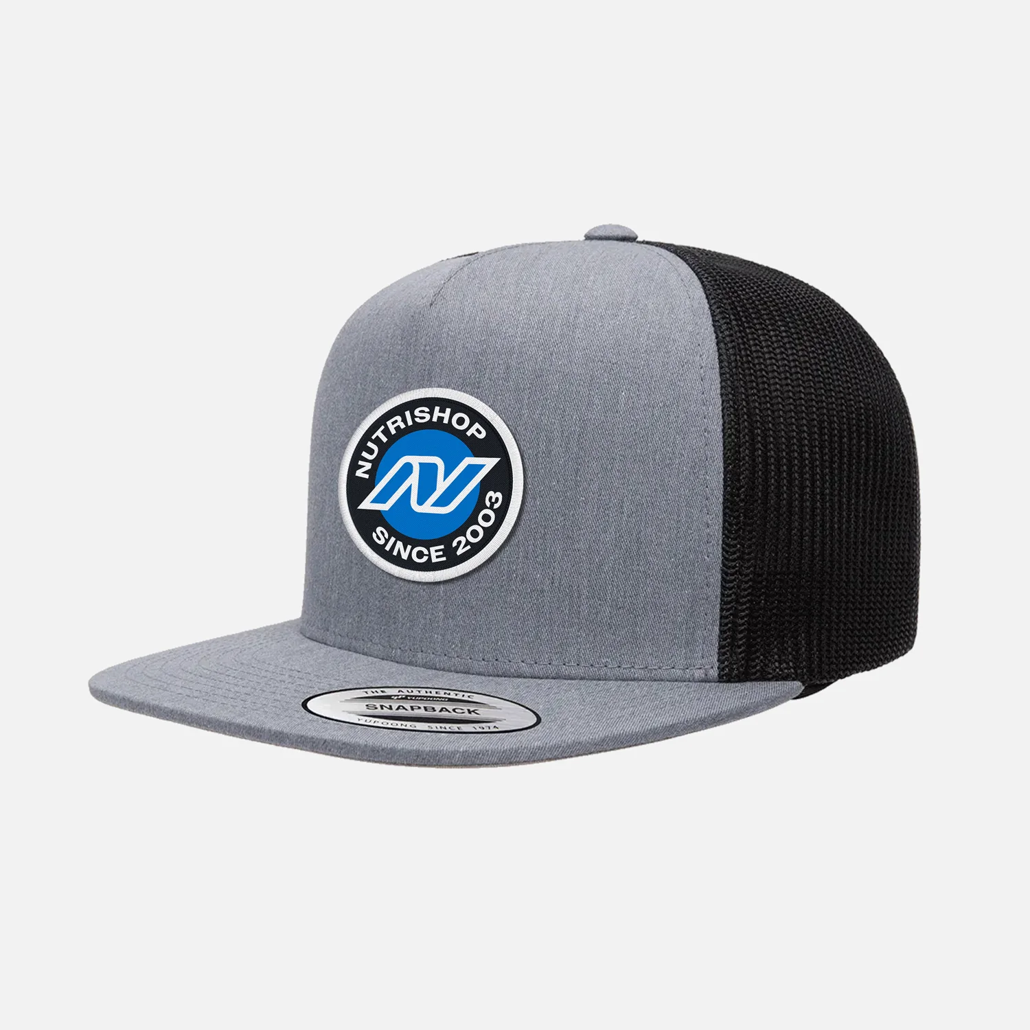 Emblem Patch Trucker Hat - Image 2